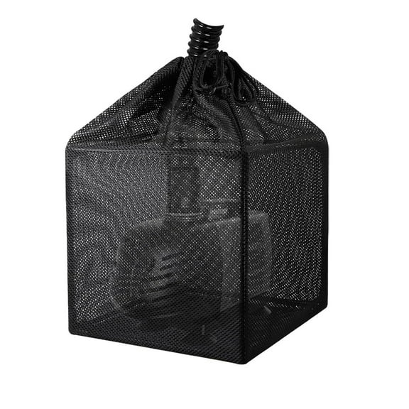 Eosunjian Super Fine Mesh Filter Barrier Bag Pond Filter Box with Frame Anti-clogging Mesh Barrier Bag for Outdoor Water Fish Pond Aquarium Heavy-duty Debris