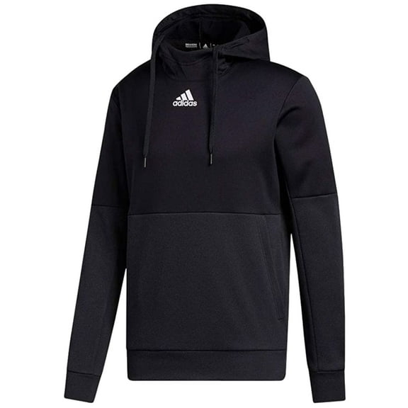 FQ0155 Adidas Men's Team Issue Training Pullover Hoodie Black/White L