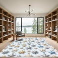 thumbnail image 2 of ODIKA 8'x10' Machine Washable Non-Slip Area Rug, Geometric Silver High Traffic Rug, Silver, 1309693, 2 of 7