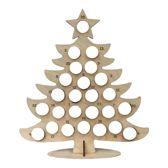 Attractive Shelf Decoration Convenient Wood Easy Installation Tree Elk Chocolate Ornament for Festival