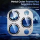 thumbnail image 3 of Protector De Camara Pamolo Para iPhone 15 Pro/max Blanco, 3 of 8