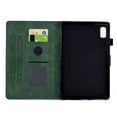 thumbnail image 3 of Embossed Folio Flip Smart Case for Lenovo Tab M9 9.0" 2023, Premium PU Leather Kickstand Card Slots Magnetic Auto Sleep / Wake with Pen Slot Case for Lenovo Tab M9 9.0" 2023, Green, 3 of 5