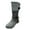 Gray, variant on jsaierl Women's Snow Boots Warm Faux Fur Lined Mid Calf Winter Snow Boots Non-Slip Western Boots