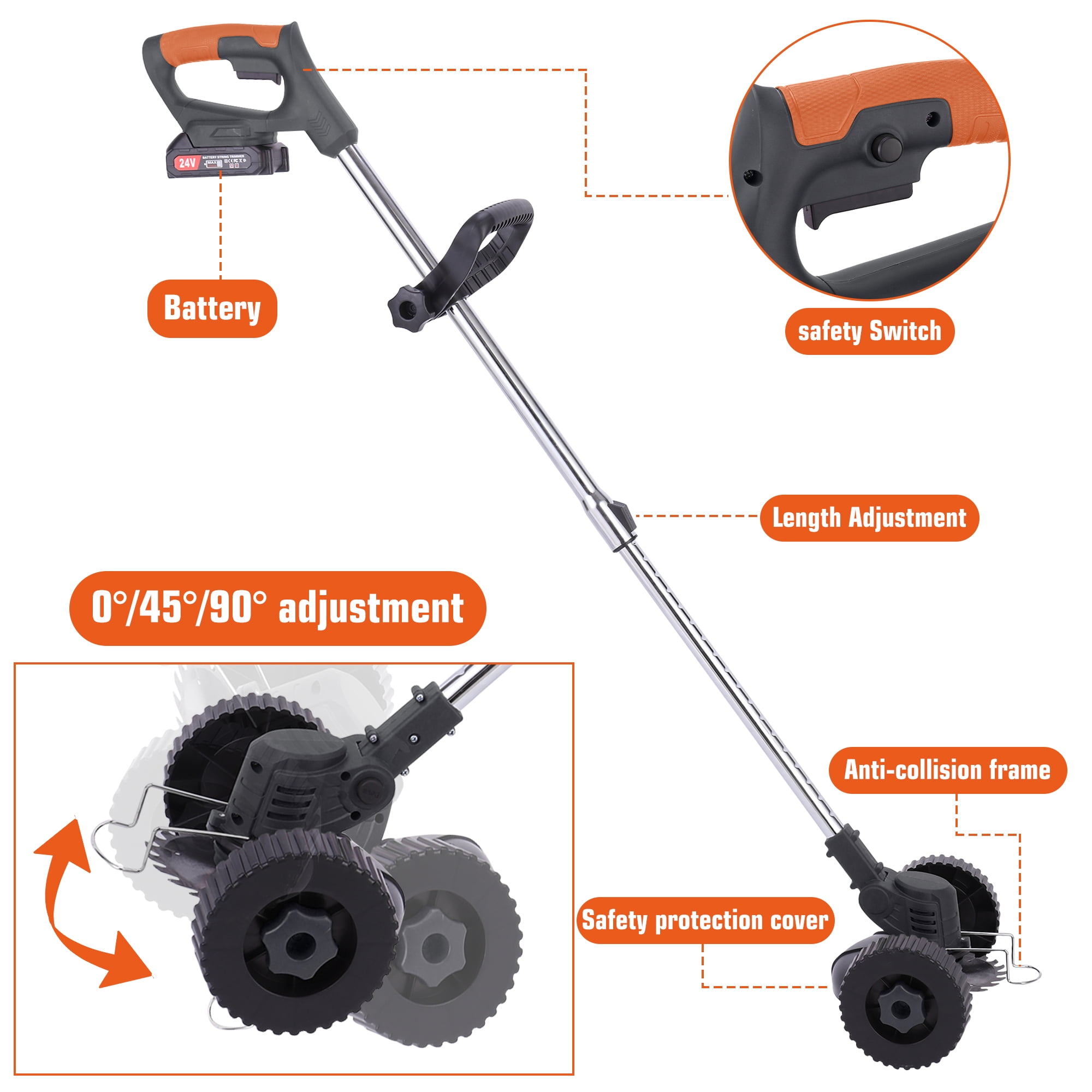 3-IN-1 Electric Strimmer® (550W) (30 cm)