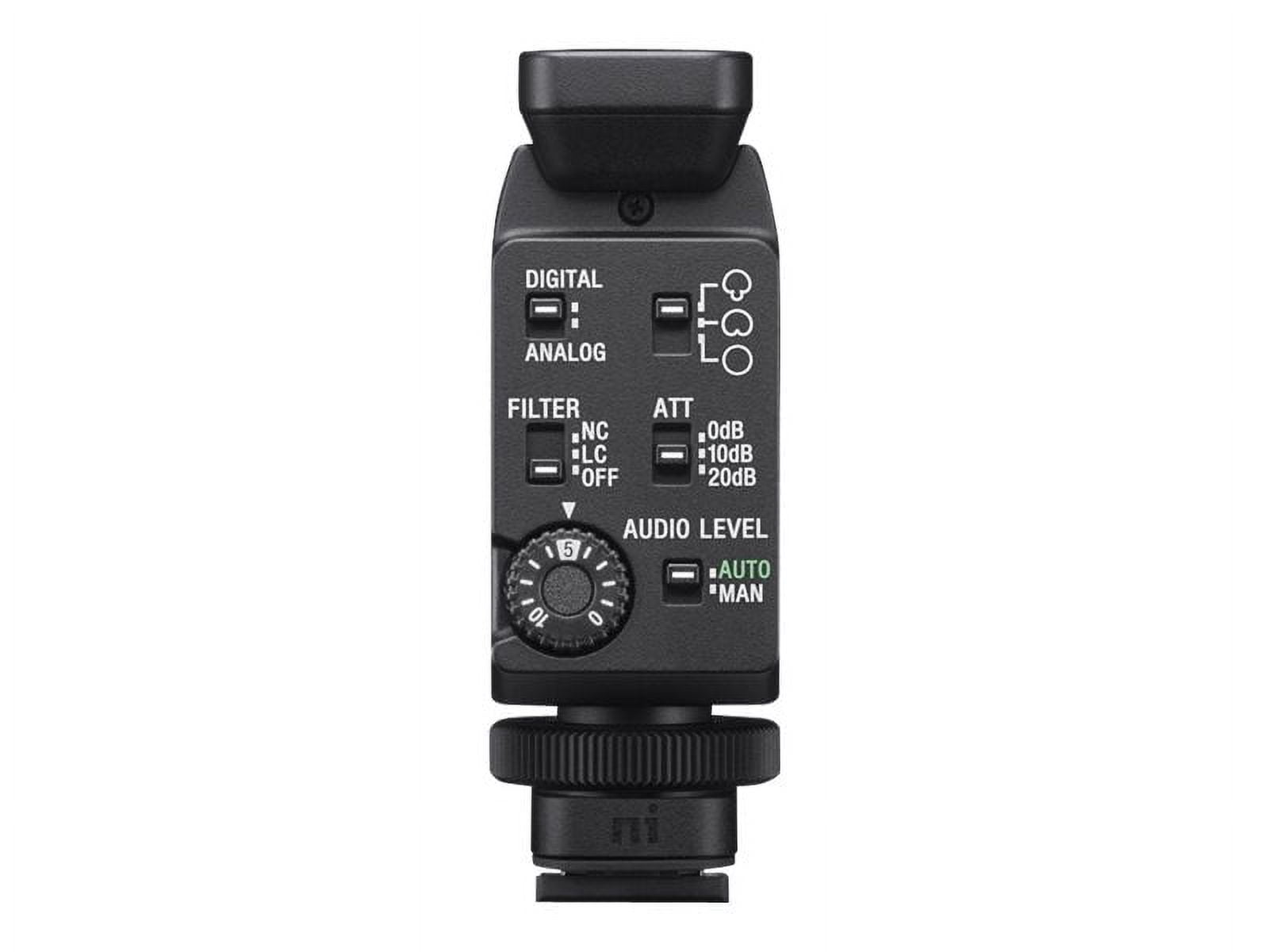 Sony ECM-B1M - Microphone - for Cinema Line ILME-FX3; Handycam FDR-AX43, AX45, AX60; a7 IV; a7C; a7R IV; a7s III; a9 II