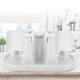 thumbnail image 3 of Soporte para tazas, estante de secado, drenaje de agua, organizador seco para 6 tazas (blanco), 3 of 8