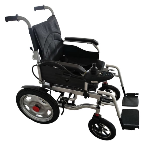 Silla De Ruedas Electrica De Acero Plegable Compacta