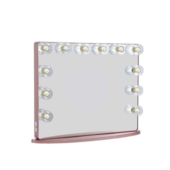 Impressions Vanity Hollywood Glow Plus 2.0 Vanity Mirror with Lights (Rose Gold)
