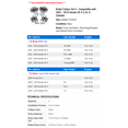 thumbnail image 2 of Brake Caliper Set 4 - Compatible with 2007 - 2016 Honda CR-V 2.4L 4-Cylinder - Autopart Premium, 2 of 2