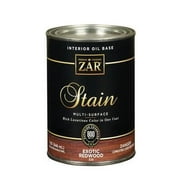 ZAR Semi-Transparent Exotic Redwood Oil-Based Wood Stain 1 qt. (Pack of 4)
