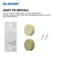 thumbnail image 5 of ELEGRP Digital Rotary Dimmer Switch, Single Pole and 3-Way, White/Ivory/light Almond Knobs Included (2 Pack), 5 of 9