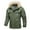 33 Army Green, variant on Mens Winter Coat Waterproof Ski Snow Jacket Hooded Windbreaker with Heat Thermal Layer for Snow Rain Hiking Outdoor Tactical Jacket