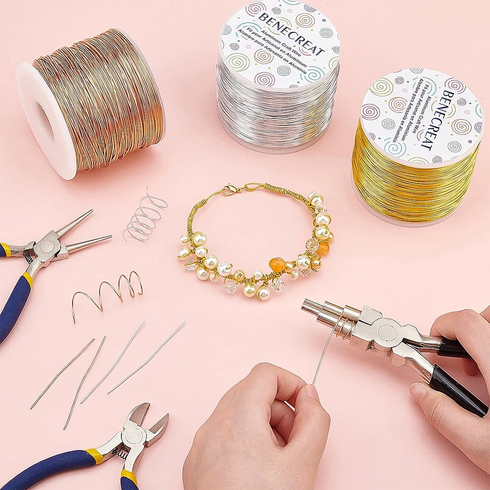 20 Gauge 770FT Aluminum Wire Anodized Jewelry Craft Making Beading Floral Colored Aluminum Craft Wire DIY for Decoration - Purple
