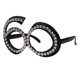 thumbnail image 2 of Gafas de cumpleaños cristal negro 60 aniversario fiesta de bodas Sunnimix, 2 of 7