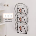 thumbnail image 6 of TNOBHG Wall-mounted Pot Lid Organizer Pot Lid Holder Wall-mounted No Drilling Quick Drainage Waterproof Strong Stickiness Anti-slip Cutting Board Organizer, 6 of 8