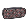 thumbnail image 2 of Lsque Red And Blue Cars Printed Big Capacity PU Leather Pencil Case Large Pencil Pouch Stationery Pen Bag Pencil Holder for Teen, 2 of 6