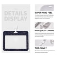 thumbnail image 4 of Kdxio Copper-Gold Gloss Outline Navy Dark Blue Card Badge Holder Work Badge Sleeve for Office, School, Factory, ID Credit Cards, Driver Licenses and Passes, 4 of 7