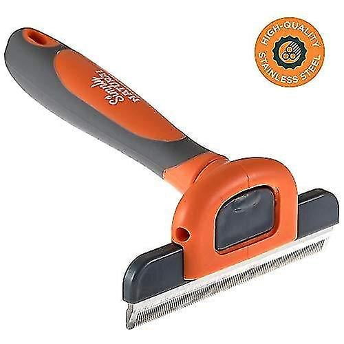 Herramienta de deshojado de acero inoxidable para perros Afortunado Sencillez