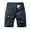 Blue, variant on jsaierl Men's Camo Cargo Shorts Plus Size Multi Pockets Shorts Work Combat Shorts Classic Hiking Camo Cargo Shorts