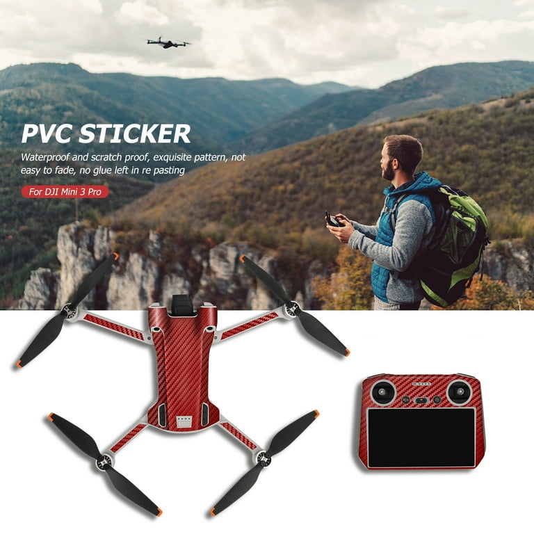 Stickers Autocollants Protecteurs Complets pour Drone DJI Mini 3 Pro avec  Télécommande DJI RC - Maison Du Drone
