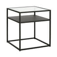 thumbnail image 2 of Home Square 20" Metal and Glass Side Table in Black Bronze - Set of 2, 2 of 9