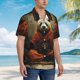 thumbnail image 3 of Fotbe Jungle Meditating Panda Camisa Hawaiana para Hombre Unisex – Camisa Casual de Verano con Botones de Manga Corta de Algodón y Lino,XX-Large, 3 of 7