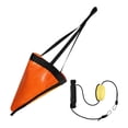 thumbnail image 1 of Bote drogar con buoyo recuperando la cuerda lanzar línea buque kayak remo calcetín calcetín equipo de exterior suministros de deportes acuáticos naranja 18 pulgadas Scienceny OD002652-01, 1 of 7