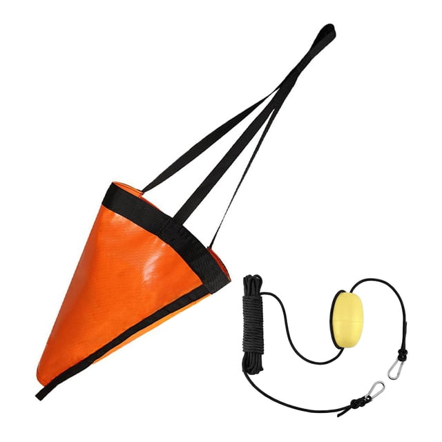 Bote drogar con buoyo recuperando la cuerda lanzar línea buque kayak remo calcetín calcetín equipo de exterior suministros de deportes acuáticos naranja 18 pulgadas Scienceny OD002652-01