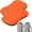 2 Pack Orange-2 Count (Pack of 1), variant on Inflatable Camping Pillow 2 Pack Peacock Blue 2 Count (Pack of 1) for Neck Support Camping Hiking