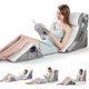 thumbnail image 1 of Juego de 4 piezas de espuma viscoelástica ajustable Wedge Pillow LRGYFA, color gris, 1 of 8
