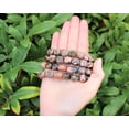 thumbnail image 4 of Rhodonite Tumbled Gemstone Bracelet 6-8 mm stones (Stretchy Nugget Bracelet), 4 of 6
