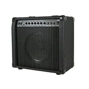 Monoprice 40-Watt 1x10 Guitar Combo Amplifier - Black with Spring Reverb, 10in 4-ohm Speaker, High & Low Inputs, Headphone Output For Electric Guitars