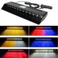 thumbnail image 2 of Luces Intermitentes Estroboscópicas Para Coche 12LED Rojo/Azul/Ámbar/Amarillo/Blanco Policía Led Intermitente Luz De Advertencia De Emergencia 12V 12W, 2 of 4