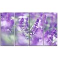 thumbnail image 2 of Beautiful Purple Mint Flowers - Large Flower Canvas Wall Art, 2 of 3