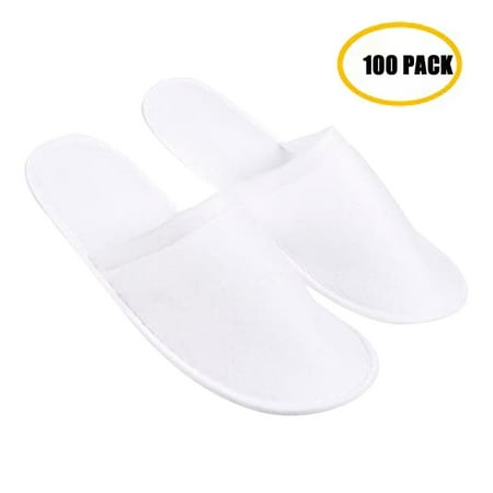 

ZMHEGW Unisex Hotel Slippers Spa Shoes Disposable Non-Slip Closed Toe Spa Slippers
