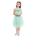 thumbnail image 4 of IBTOM CASTLE Kids Toddler Girls Princess Ballerina Dress Pageant Birthday Party Prom Wedding Formal Short Gown 18-24 Months Green, 4 of 8