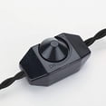 thumbnail image 6 of KAYYELAMP 5.9 Ft Black Twist Cord Plug Outlet DIY Power Wire Dimmable Switch Retro Style Lighting Accessory Part, 6 of 7