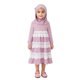 thumbnail image 1 of Vestido de cuello redondo y manga larga para niña, mono de manga larga, falda larga, conjunto de dos piezas de encaje plisado, conjunto de vestido para niña, 1 of 8