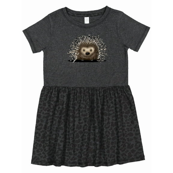 Inktastic Porcupine Girls Toddler Dress