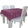 thumbnail image 2 of EREHome Wine Red Pattern Tablecloth 60x104 inches, 2 of 4