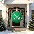 thumbnail image 2 of Christmas Inflatable Green Reindeer Snowflake Ornament Ball, Holiday Decoration for Yard Lawn Porch Garden Indoor Xmas Party, 2 of 5
