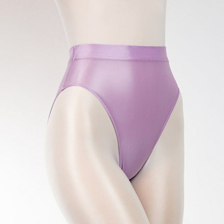 CLZOUD Underware for Women Purple Nylon,Spandex Womens Underwear