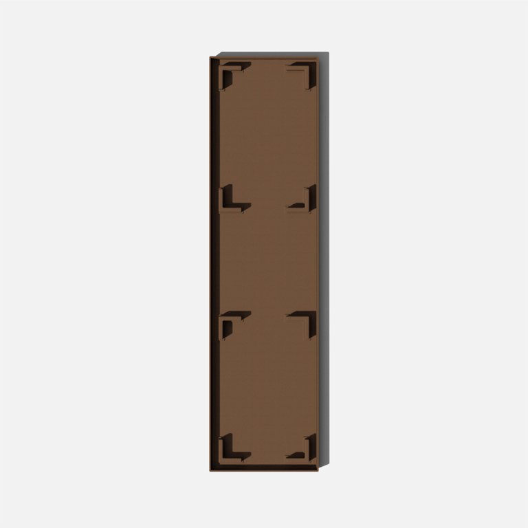 Coperchio avana con finestra per vaschetta NK 21x21 cm