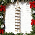 thumbnail image 4 of 2Pcs Wood Ladder Hanging Ornament Decorative Twine Rope Ladder for Bookshelf, 4 of 7