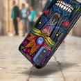 thumbnail image 2 of DALUX V Hybrid Kickstand Holster Phone Case Cover Compatible with Motorola Moto G Pure / Moto G Power (2022) - Colorful Skull Festival, 2 of 3