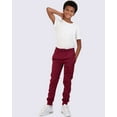 thumbnail image 5 of Real Essentials 3 Pack: Boy's Active Athletic Casual Jogger Sweatpants with Pockets, 5 of 6