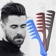 thumbnail image 4 of CXDa Professional Men Wide Tooth Comb Salon Barber Hairdressing Styling Hair Brush, 4 of 10