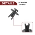 thumbnail image 5 of Unique Bargains Car Front Fender Skirt Clip for GM for Chrysler No.14019205 Bumper Push Type Retainer Rivets 100 Pcs, 5 of 6