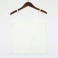 thumbnail image 2 of Sngxgn Spaghetti Strap Camisole Top Strap Tank Top for Women(White,One Size), 2 of 5