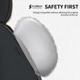 thumbnail image 5 of FLORICH Car Seat Covers Front, Luxury Nappa Leather Seat Covers, Breathable and Waterproof, Automotive Seat Covers Universal for Most Cars, Black & Beige, 5 of 7